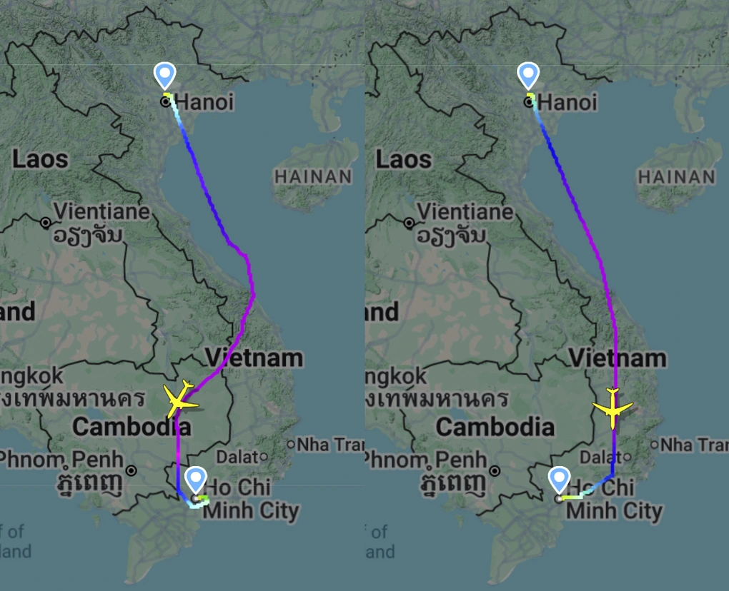 Cơ trưởng chuyến bay Hà Nội – TPHCM kể chuyện vẽ đường né bão Kalmaegi